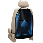 Blue Ace Card Print Car Seat Organizers