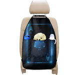 Blue Ace Card Print Car Seat Organizers