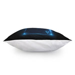 Blue Ace Card Print Pillow Cover