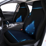 Blue Ace Card Print Universal Fit Car Seat Covers