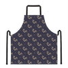 Blue And Beige Mantis Pattern Print Apron