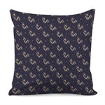 Blue And Beige Mantis Pattern Print Pillow Cover