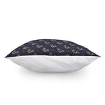 Blue And Beige Mantis Pattern Print Pillow Cover