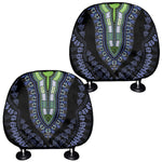 Blue And Black African Dashiki Print Car Headrest Covers
