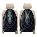 Blue And Black African Dashiki Print Car Seat Organizers