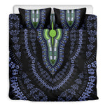 Blue And Black African Dashiki Print Duvet Cover Bedding Set