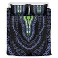Blue And Black African Dashiki Print Duvet Cover Bedding Set