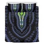 Blue And Black African Dashiki Print Duvet Cover Bedding Set