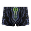 Blue And Black African Dashiki Print Men's Boxer Briefs