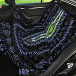 Blue And Black African Dashiki Print Pet Car Back Seat Cover