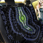 Blue And Black African Dashiki Print Pet Car Back Seat Cover