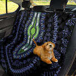 Blue And Black African Dashiki Print Pet Car Back Seat Cover