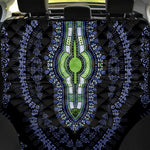 Blue And Black African Dashiki Print Pet Car Back Seat Cover