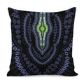 Blue And Black African Dashiki Print Pillow Cover