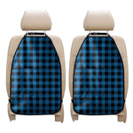 Blue And Black Buffalo Check Print Car Seat Organizers