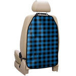 Blue And Black Buffalo Check Print Car Seat Organizers