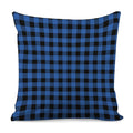 Blue And Black Buffalo Plaid Print Pillow Cover