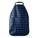 Blue And Black Houndstooth Print Car Seat Organizers