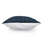 Blue And Black Japanese Pattern Print Pillow Cover