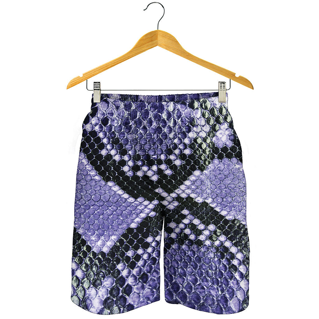 Blue 2025 snakeskin shorts