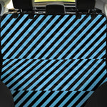 Blue And Black Stripes Pattern Print Pet Car Back Seat Cover