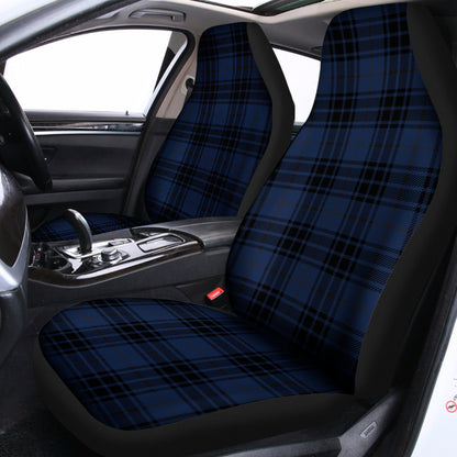Blue And Black Tartan Pattern Print Universal Fit Car Seat Covers