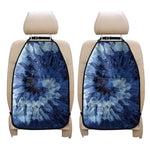 Blue And Black Tie Dye Print Car Seat Organizers