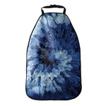 Blue And Black Tie Dye Print Car Seat Organizers