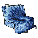 Blue And Black Tie Dye Print Pet Car Back Seat Cover