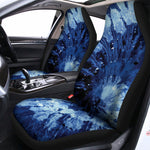 Blue And Black Tie Dye Print Universal Fit Car Seat Covers