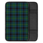 Blue And Green Tartan Pattern Print Car Center Console Cover