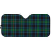 Blue And Green Tartan Pattern Print Car Sun Shade