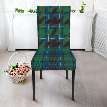 Blue And Green Tartan Pattern Print Dining Chair Slipcover