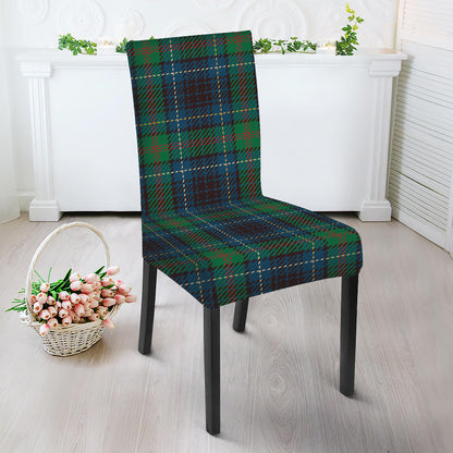 Blue And Green Tartan Pattern Print Dining Chair Slipcover
