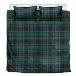 Blue And Green Tartan Pattern Print Duvet Cover Bedding Set