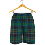 Blue And Green Tartan Pattern Print Men's Shorts