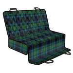 Blue And Green Tartan Pattern Print Pet Car Back Seat Cover