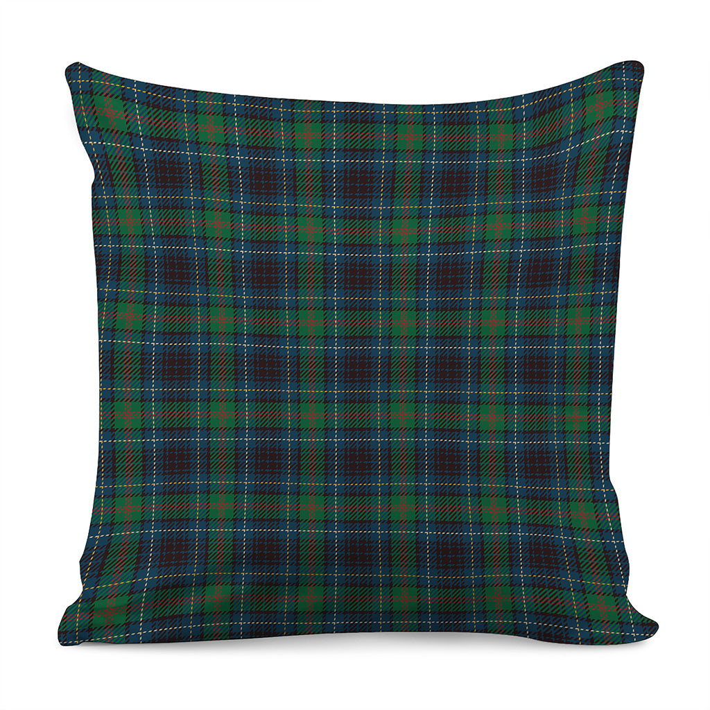 Blue And Green Tartan Pattern Print Pillow Cover
