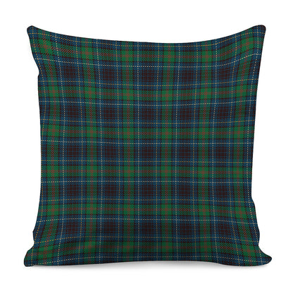 Blue And Green Tartan Pattern Print Pillow Cover