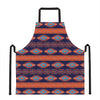 Blue And Orange Southwestern Print Apron