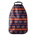 Blue And Orange Southwestern Print Car Seat Organizers