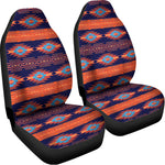 Blue And Orange Southwestern Print Universal Fit Car Seat Covers