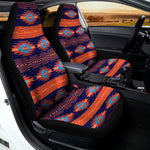 Blue And Orange Southwestern Print Universal Fit Car Seat Covers
