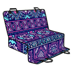 Blue And Pink Aztec Pattern Print Pet Car Back Seat Cover