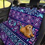 Blue And Pink Aztec Pattern Print Pet Car Back Seat Cover