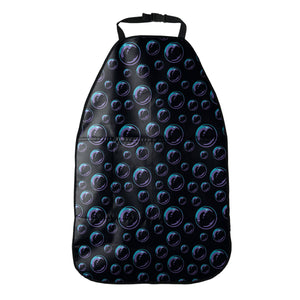 Blue And Purple Bubble Pattern Print Car Seat Organizers