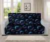 Blue And Purple Bubble Pattern Print Futon Protector