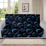 Blue And Purple Bubble Pattern Print Futon Protector