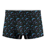 Blue And Purple Bubble Pattern Print Men's Boxer Briefs