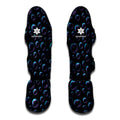 Blue And Purple Bubble Pattern Print Muay Thai Shin Guards